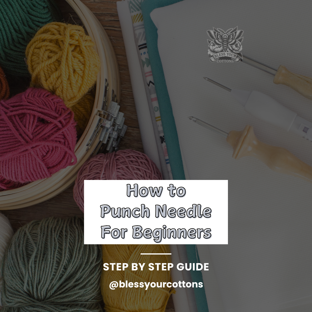 Beginner Punch Needle Guide: Supplies, Tips & Easy Steps | Bless Your ...