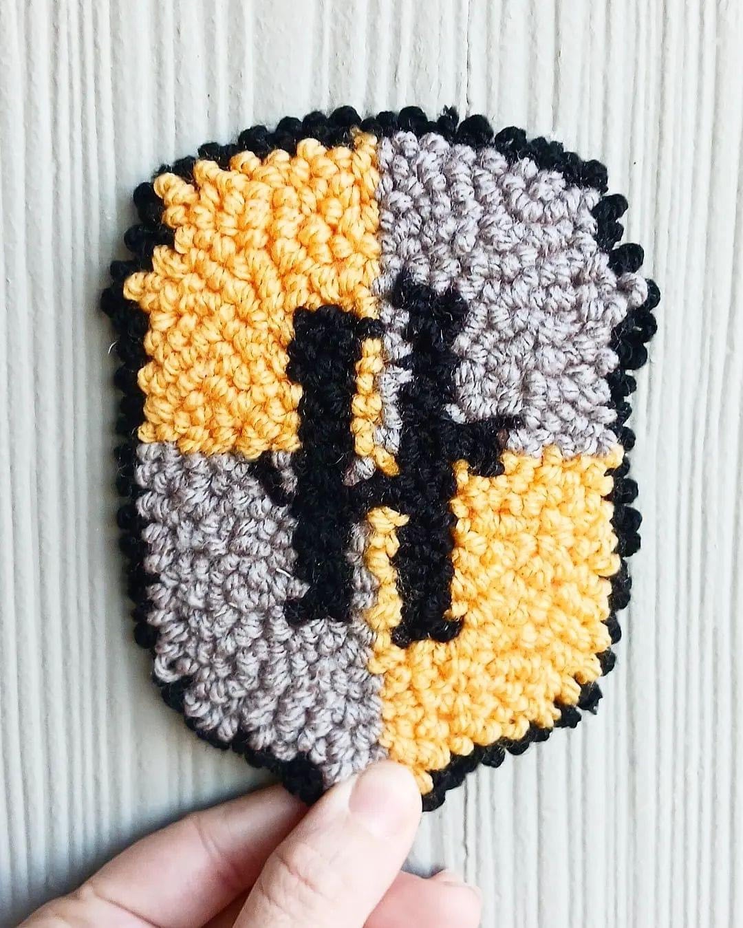 House Crest Hufflepuff Coaster Bless Your Cottons